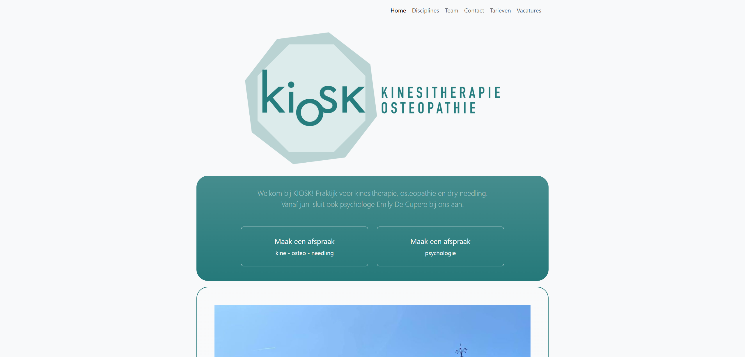 Website Kiosk Hoegaarden